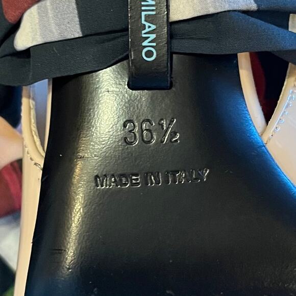 PRADA Nude Patent Pointed Sling Back Pumps SZ 36.5 (6.5 US) - Picture 5 of 9